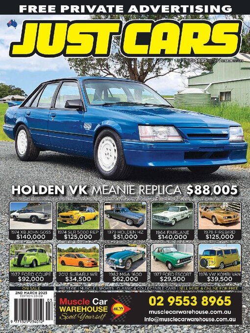 Title details for Just Cars by JUST AUTO Classifieds Pty Ltd - Available